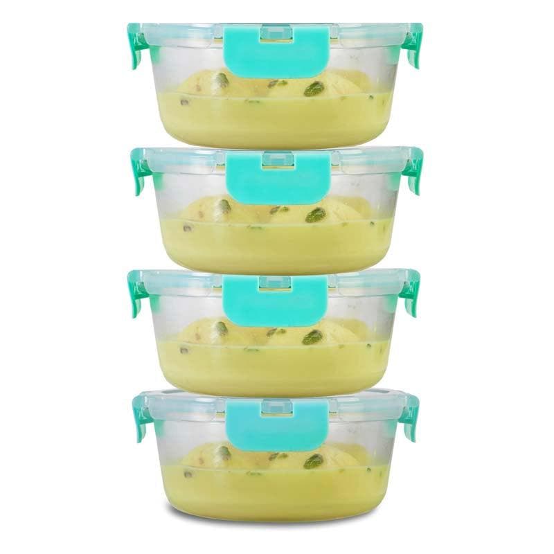 Buy Crusade Round Glass Container - 635 ML Tiffin Box & Storage Box from Vaaree