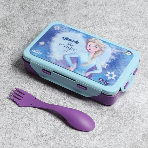 Tiffin Box & Storage Box - Elsa Frozen Lunch Box (Blue)- 800 ML