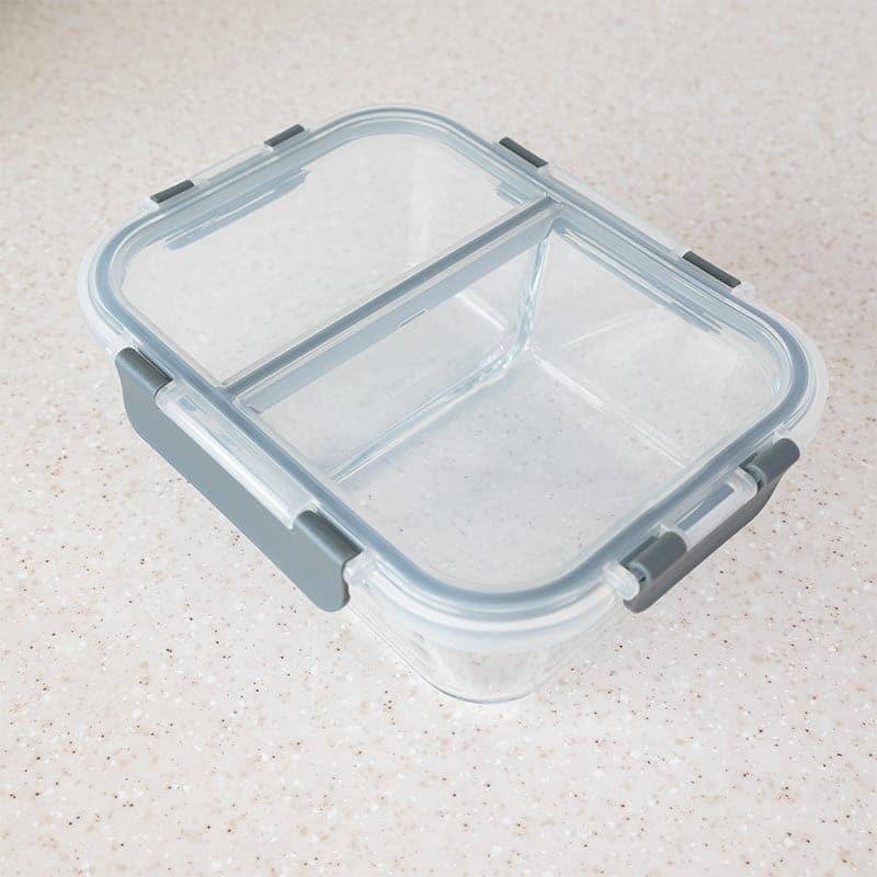 Tiffin Box & Storage Box - Flavour Tight Glass Lunch Box - Black