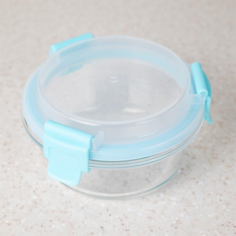 Tiffin Box & Storage Box - Flavour Tight Round Lunch Box - Aqua