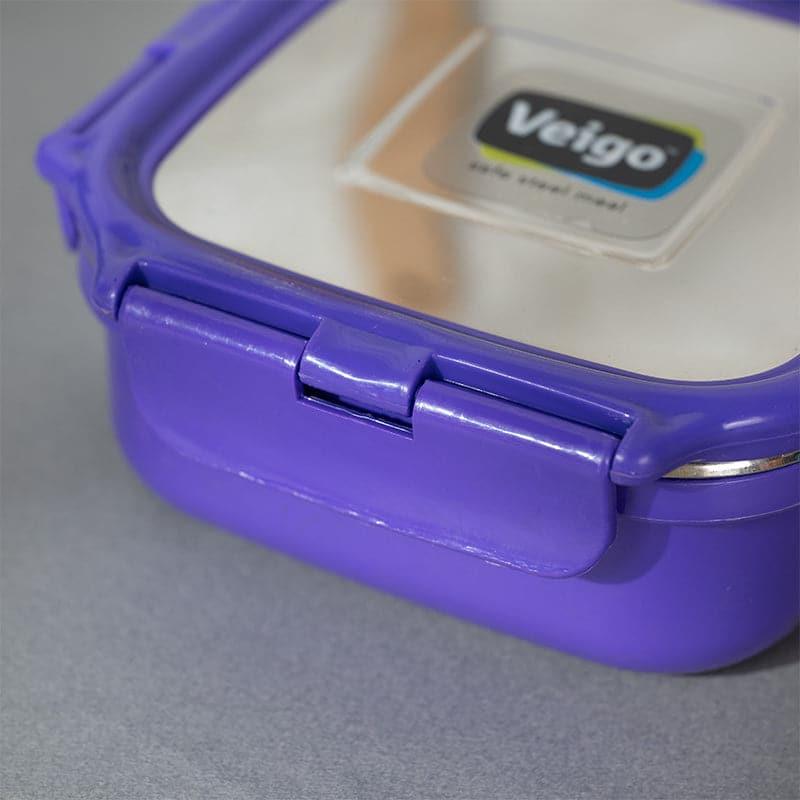 Tiffin Box & Storage Box - Fresh Savour Lunch Box (Violet) - 330 ML