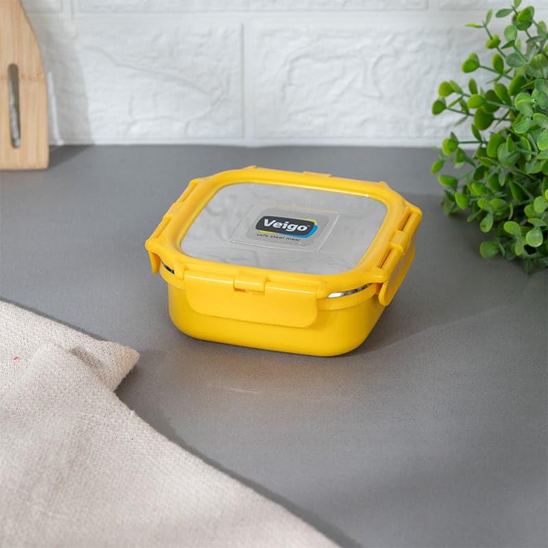 Buy Fresh Savour Lunch Box (Yellow) - 330 ML Tiffin Box & Storage Box from Vaaree