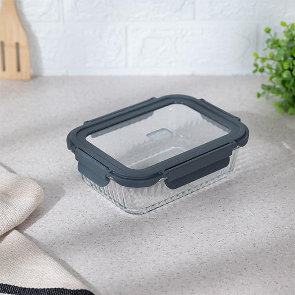 Tiffin Box & Storage Box - Gata Glass Lunch Box - 1040 ML