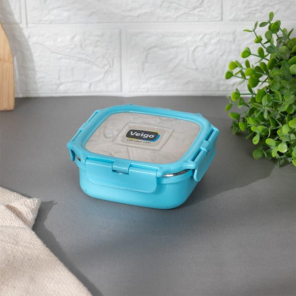 Tiffin Box & Storage Box - Happy Heat Insulated Lunch Box (Aqua) - 330 ML
