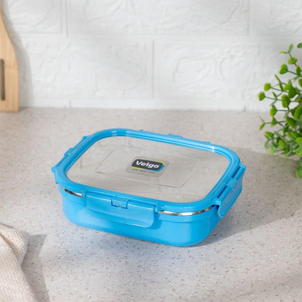 Tiffin Box & Storage Box - Happy Heat Insulated Lunch Box (Dark Blue) - 630 ML