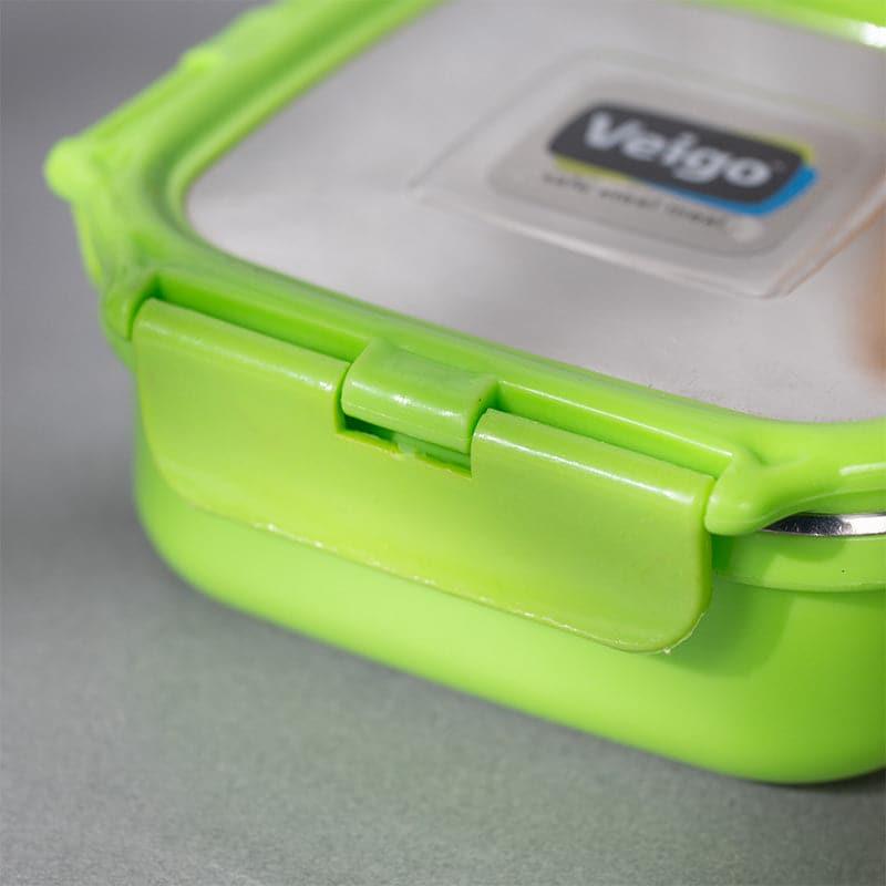 Tiffin Box & Storage Box - Happy Heat Insulated Lunch Box (Green) - 330 ML