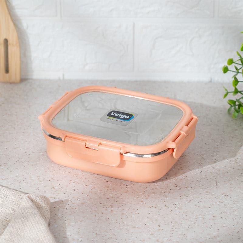 Buy Happy Heat Insulated Lunch Box (Peach) - 630 ML Tiffin Box & Storage Box from Vaaree