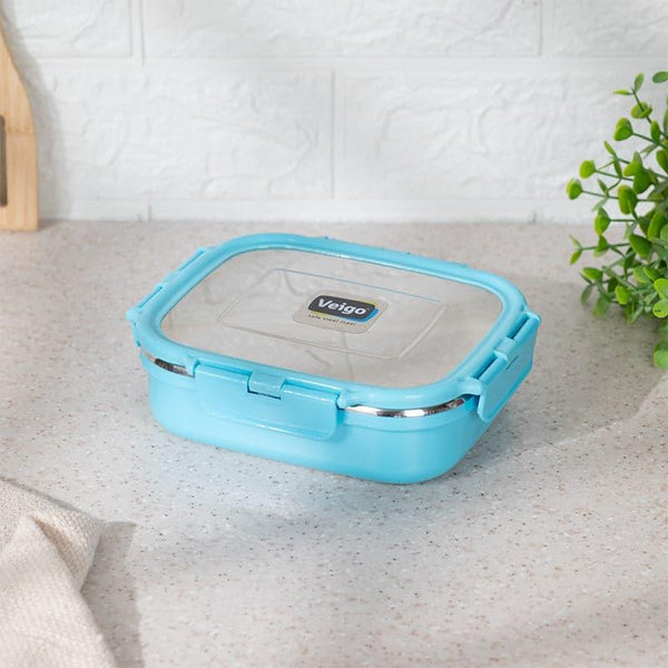 Tiffin Box & Storage Box - Happy Heat Lunch Box (Aqua) - 630 ML