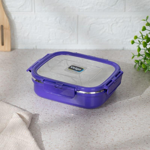 Tiffin Box & Storage Box - Happy Heat Lunch Box (Violet) - 630 ML