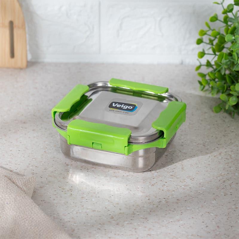 Buy Hotserve Stainless Steel Lunch Box (Green) - 450 ML Tiffin Box & Storage Box from Vaaree