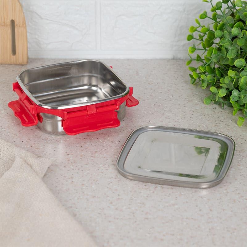 Tiffin Box & Storage Box - Hotserve Stainless Steel Lunch Box (Red) - 450 ML