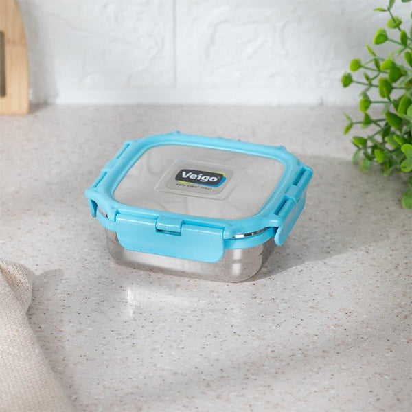 Tiffin Box & Storage Box - Hotspot Airtight Lunch Box (Blue) - 330 ML