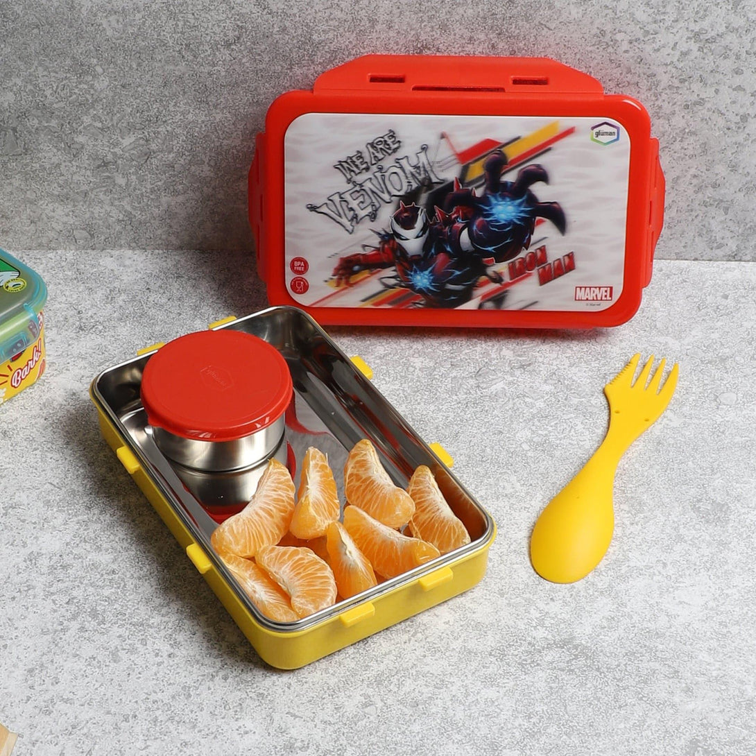 Tiffin Box & Storage Box - Iron Man Power Lunch Box - 700 ML