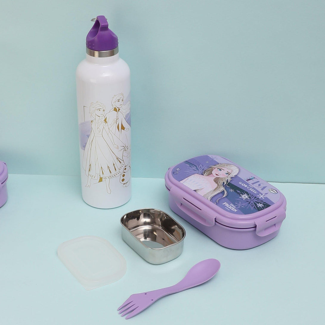 Tiffin Box & Storage Box - Isabelle Lunch Box 800 ML With 1000 ML Water Bottle - Two Piece Set