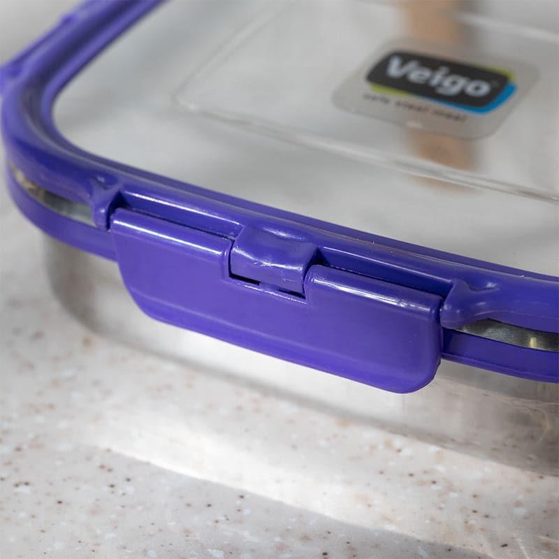 Tiffin Box & Storage Box - Maxo Munch Airtight Lunch Box (Violet) - 630 ML
