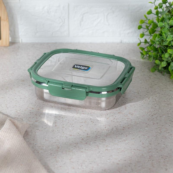 Tiffin Box & Storage Box - Meal Mate Lunch Box (Green) - 630 ML