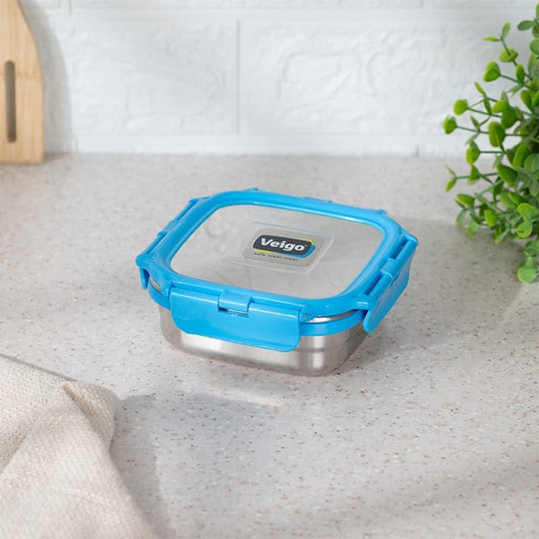 Tiffin Box & Storage Box - Meal Mate Lunch Box (Light Blue) - 330 ML