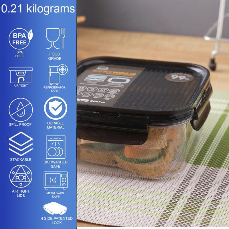 Tiffin Box & Storage Box - Mealmagic Square Lunch Box - 600 ML