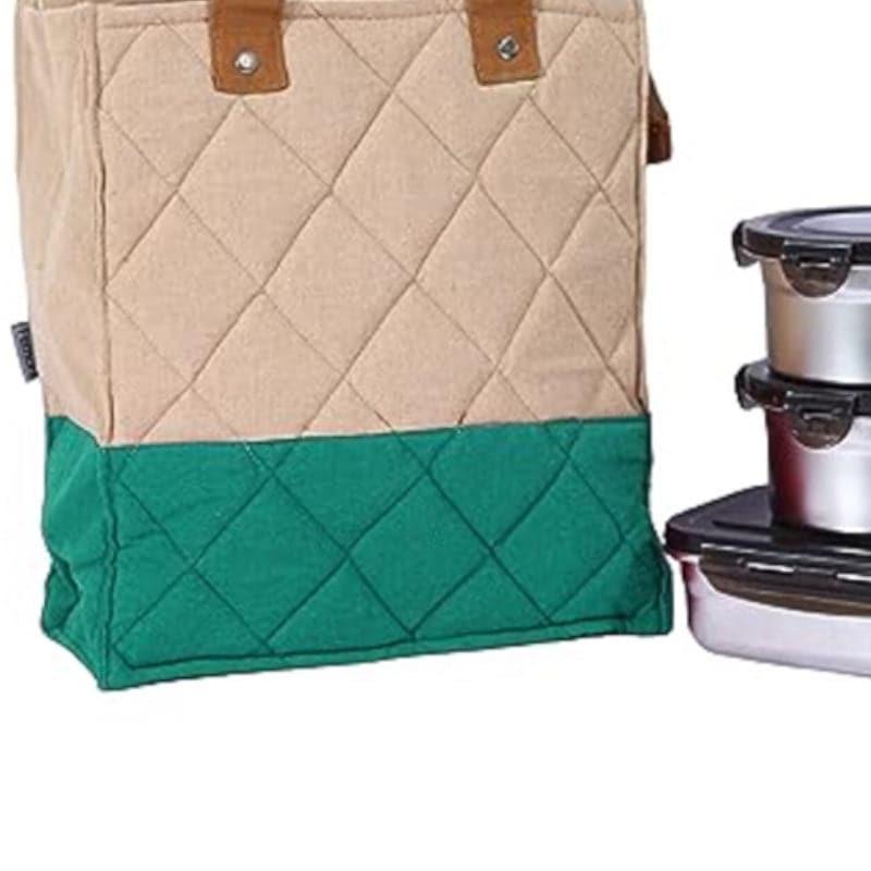 Tiffin Box & Storage Box - Midday Munchie Lunch Combo (Green) - Set Of Four