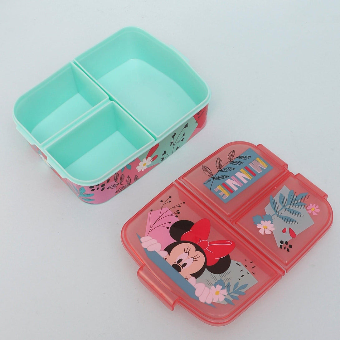 Tiffins & Lunch Box - Minnie Lunch Box With Compartments - 390 ML