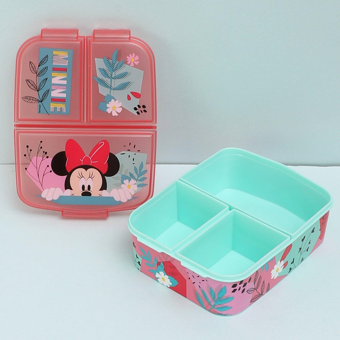 Tiffins & Lunch Box - Minnie Lunch Box With Compartments - 390 ML