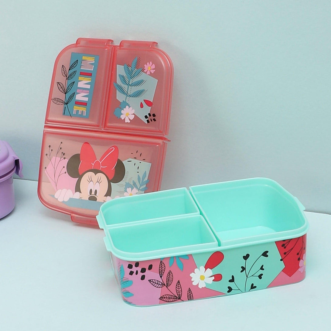 Tiffins & Lunch Box - Minnie Lunch Box With Compartments - 390 ML