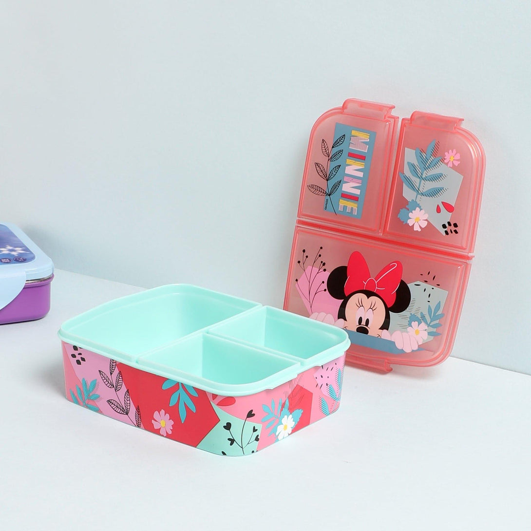 Tiffins & Lunch Box - Minnie Lunch Box With Compartments - 390 ML