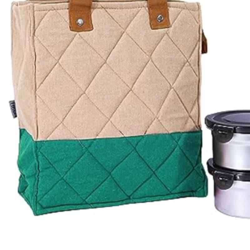 Tiffin Box & Storage Box - Munch Masti Lunch Combo (Green) - Set Of Three