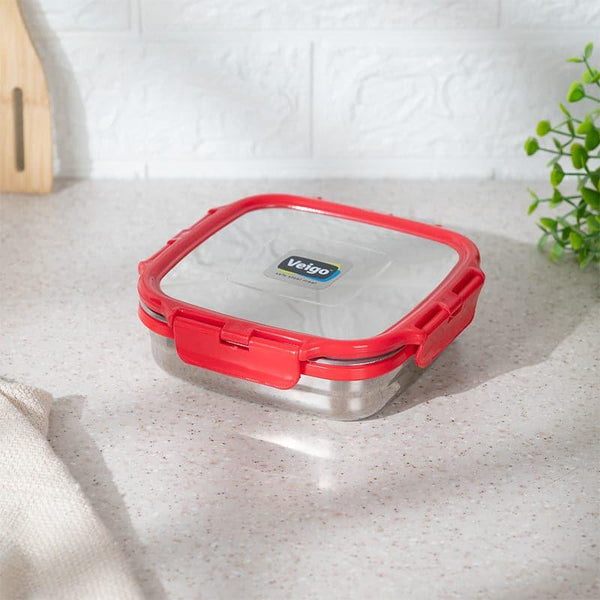 Tiffin Box & Storage Box - Ritaro Lunch Box (Red) - 630 ML