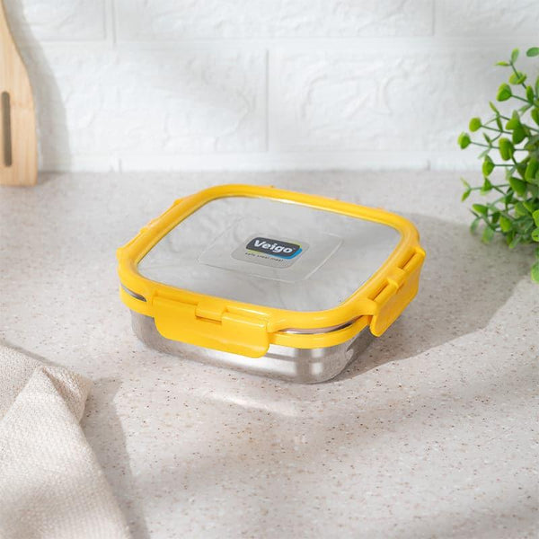 Tiffin Box & Storage Box - Ritaro Lunch Box (Yellow) - 630 ML