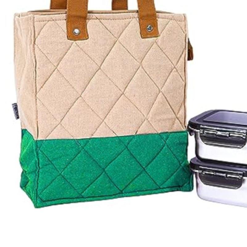 Tiffin Box & Storage Box - Savor Stack Lunch Combo (Green) - Set Of Three