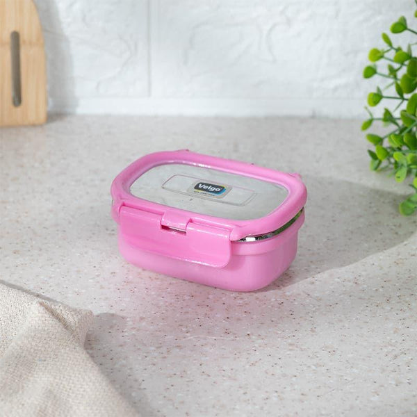 Tiffin Box & Storage Box - Savory Sam Insulated Lunch Box (Pink) - 180 ML