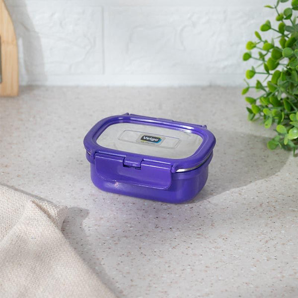 Tiffin Box & Storage Box - Savory Sam Insulated Lunch Box (Violet) - 180 ML