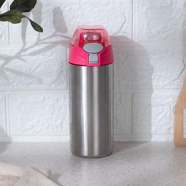 Tiffin Box & Storage Box - Sip Up Water Bottle (Pink) - 500 ML