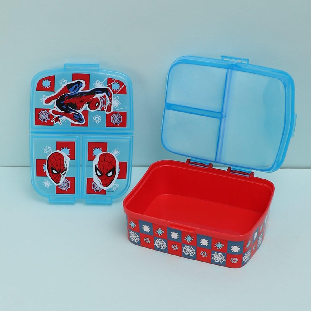 Tiffins & Lunch Box - Spider Man Lunch Box With Compartments - 500 ML