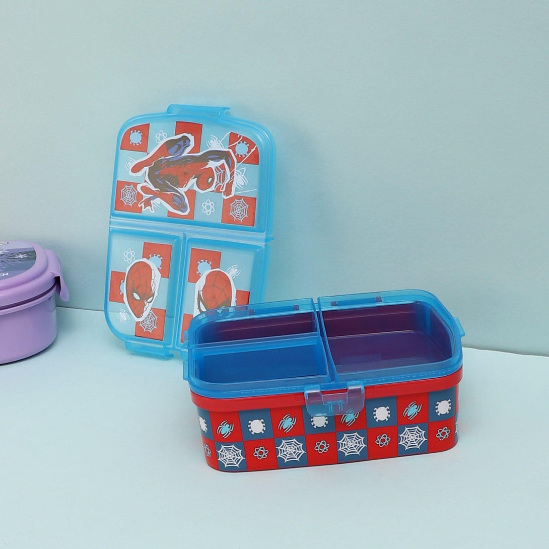 Tiffins & Lunch Box - Spider Man Lunch Box With Compartments - 500 ML