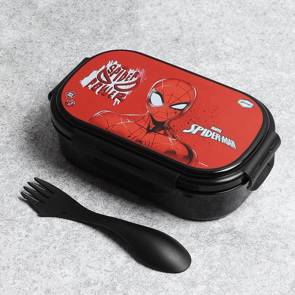 Tiffin Box & Storage Box - Spider Play Lunch Box (Black) - 800 ML