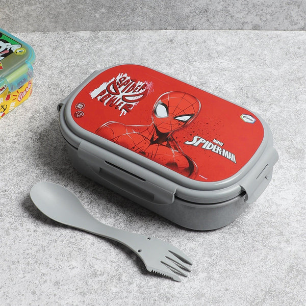 Tiffin Box & Storage Box - Spider Play Lunch Box (Grey) - 800 ML