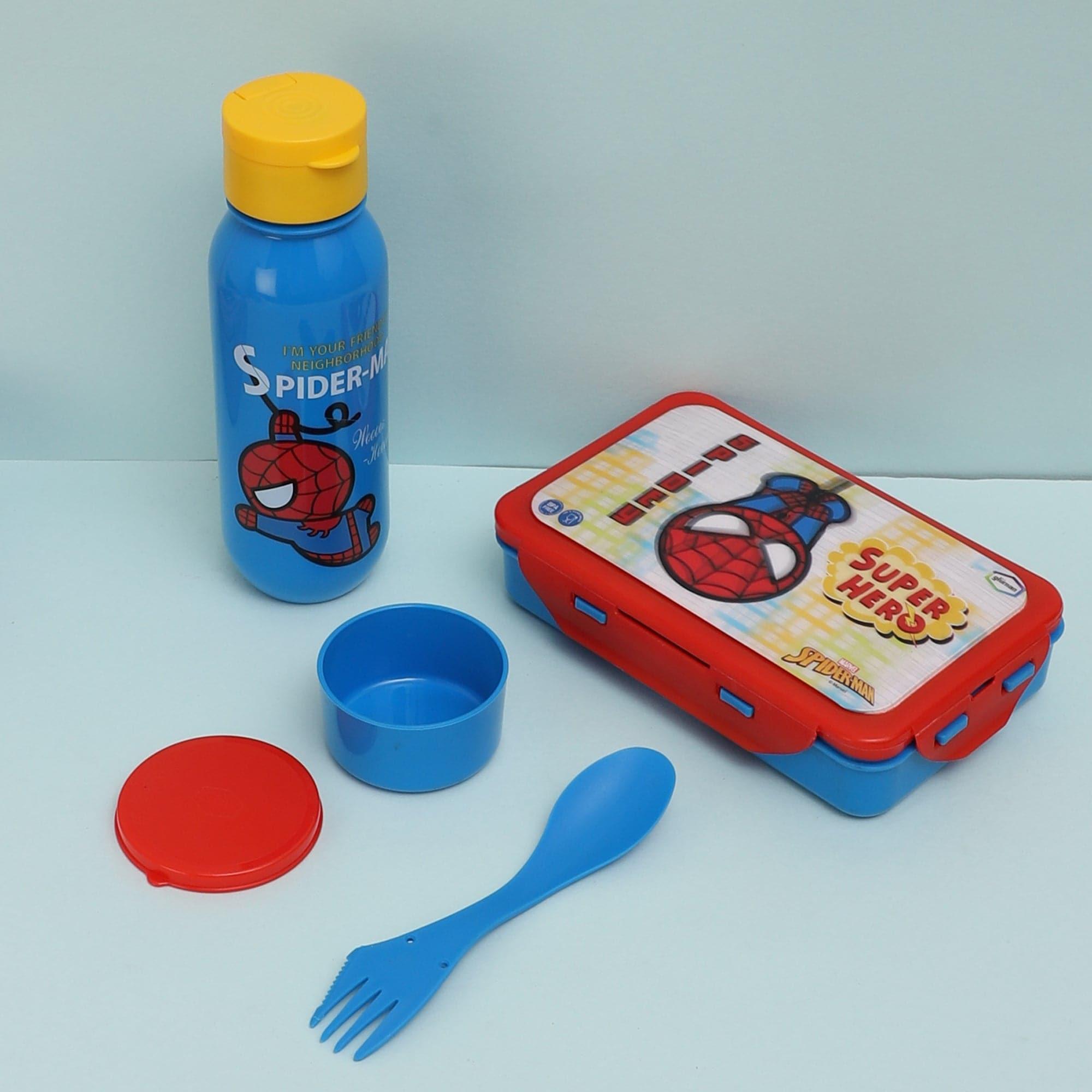 Buy Spidey Kid Lunch Box 700 ML With 600 ML Water Bottle - Two Piece Set Tiffins & Lunch Box from Vaaree