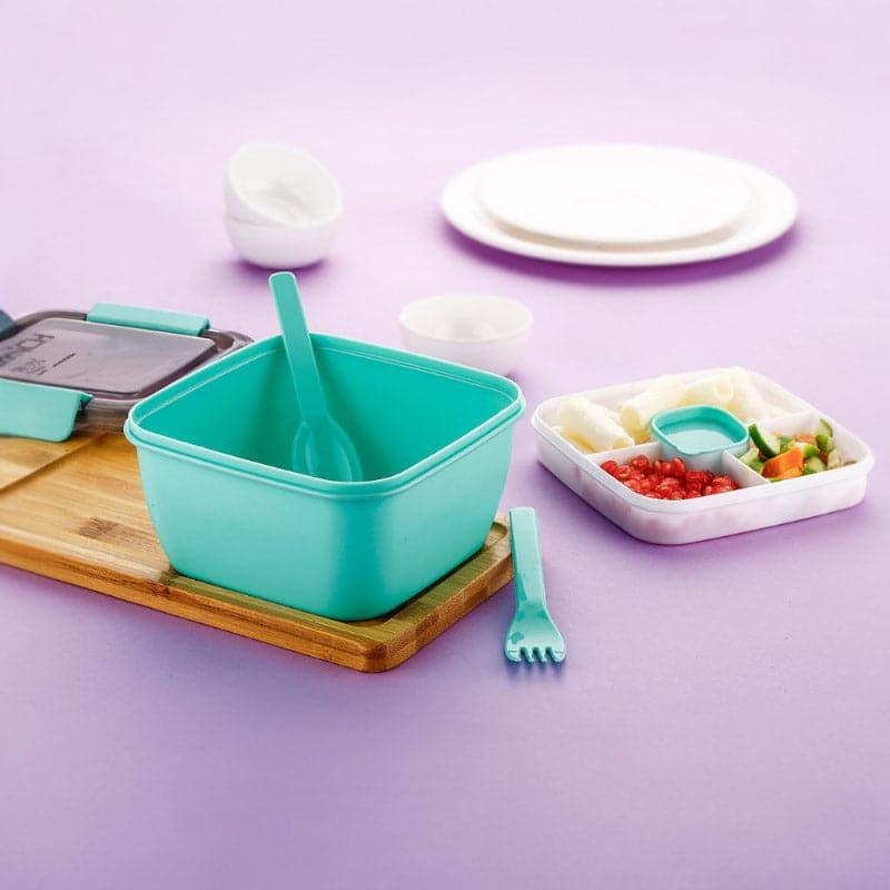 Tiffin Box & Storage Box - Taste Lock Lunch Box (1400 ML) - Turquoise