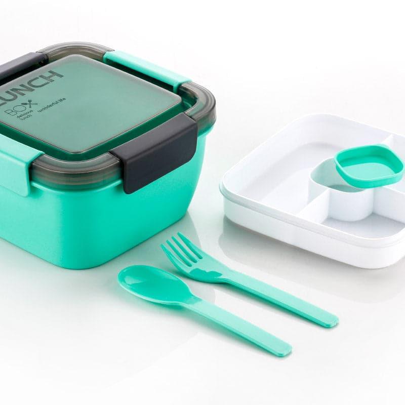 Tiffin Box & Storage Box - Taste Lock Lunch Box (1400 ML) - Turquoise