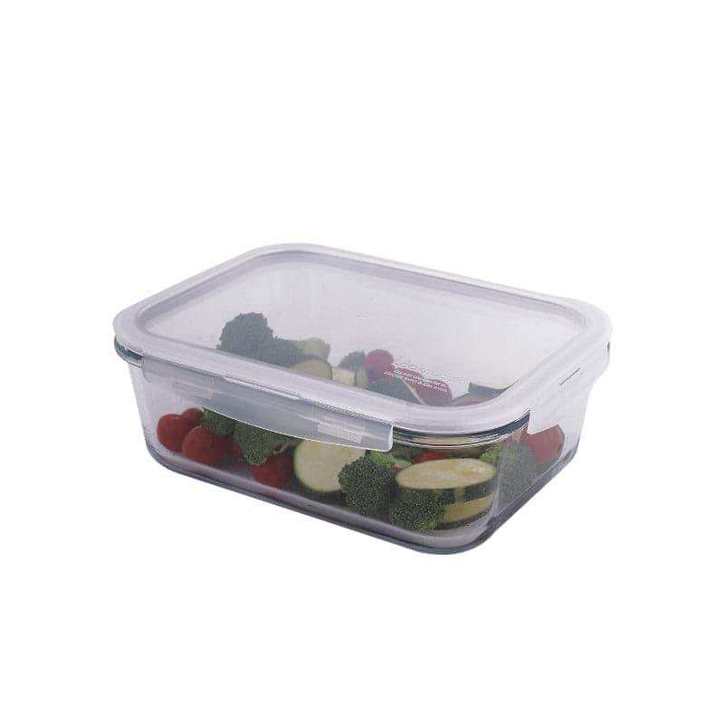 Tiffin Box & Storage Box - Timpo Rectangle Borosilicate Lunch Box - 2000 ML