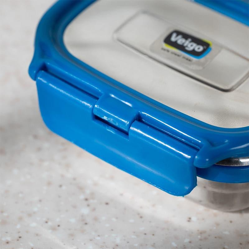 Tiffin Box & Storage Box - Yum Lock Insulated Lunch Box (Dark Blue) - 180 ML