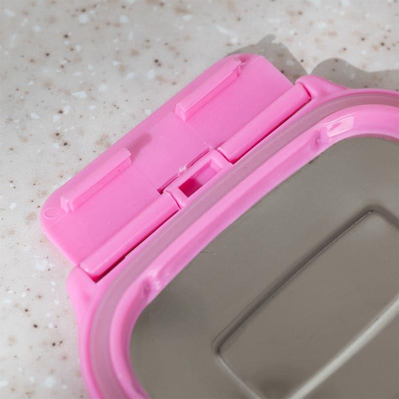 Tiffin Box & Storage Box - Yum Lock Insulated Lunch Box (Pink) - 180 ML