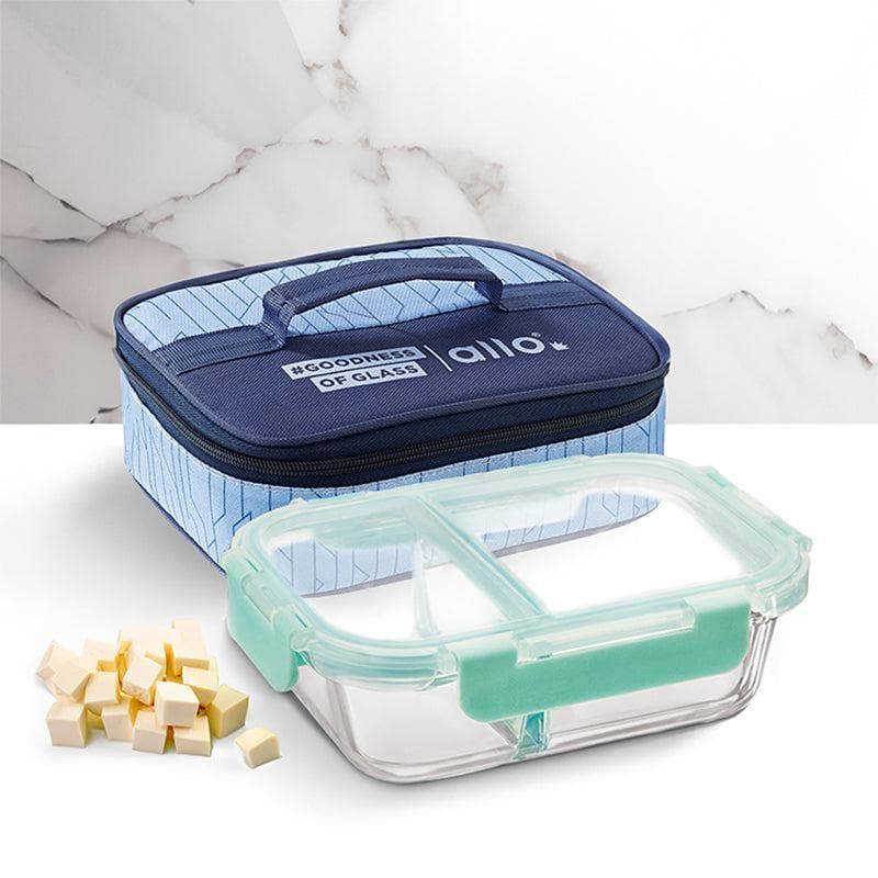 Tiffin Box - Casper Lunchbox With Bag (Navy) - 580 ML