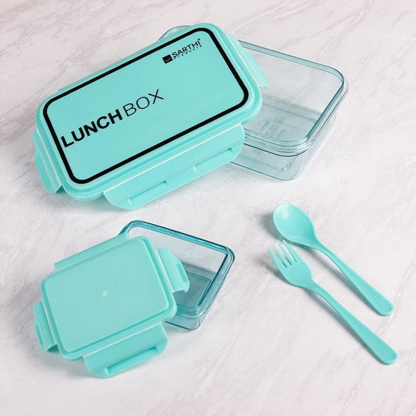 Tiffins & Lunch Box - Daxton Lunch Box - Turquoise