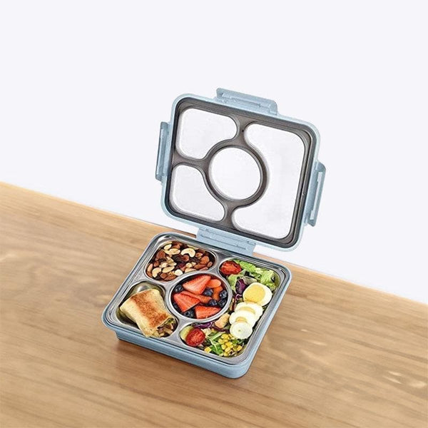 Buy Tiffins & Lunch Box - Four Pots Steel Lunch Box at Vaaree online