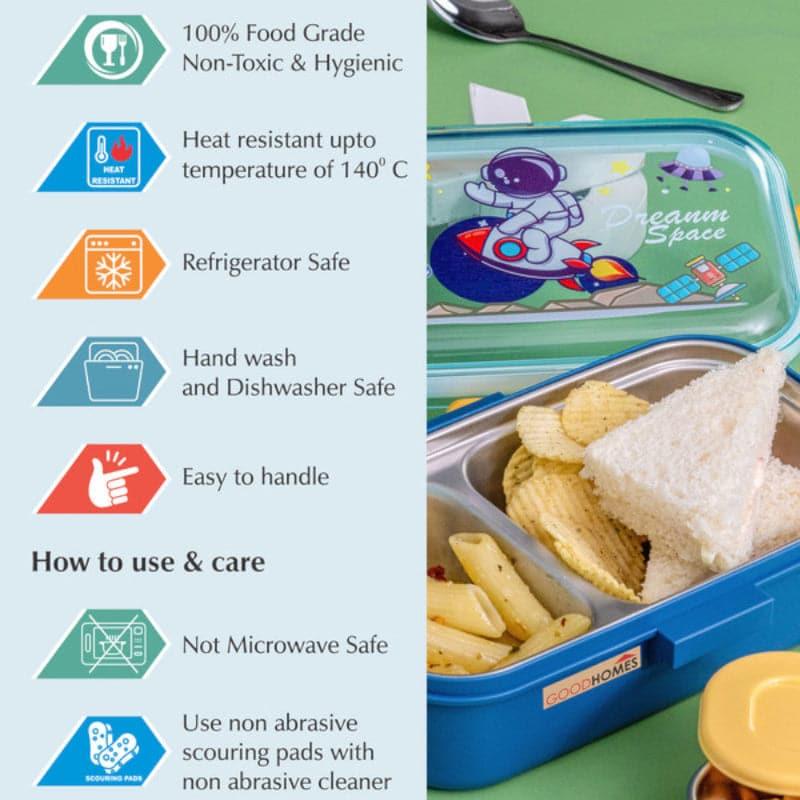 Buy Space Craft Kids Lunch Box With Container & Spoon - 700 ML Tiffins & Lunch Box from Vaaree