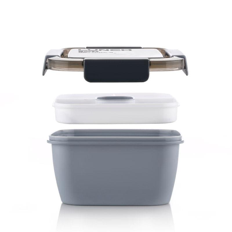 Buy Taste Lock Lunch Box (1400 ML) - Grey Tiffins & Lunch Box from Vaaree