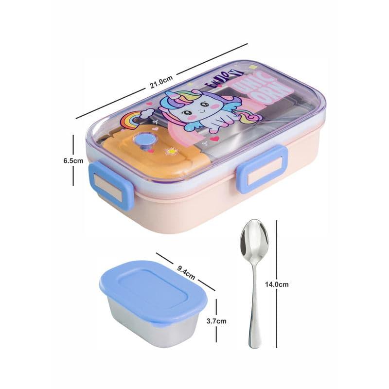 Buy Unicorn Blink Kids Lunch Box With Container & Spoon - 700 ML Tiffins & Lunch Box from Vaaree